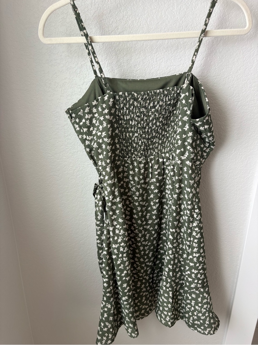 Altar'd State Olive Green Floral Mini Dress - Picture 4 of 5